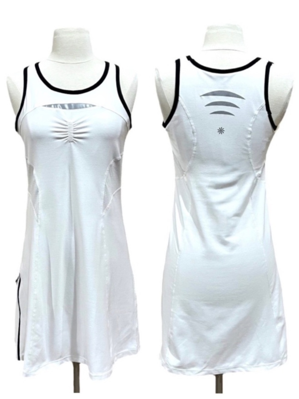Athleta White Smash Athletic Dress Size Small